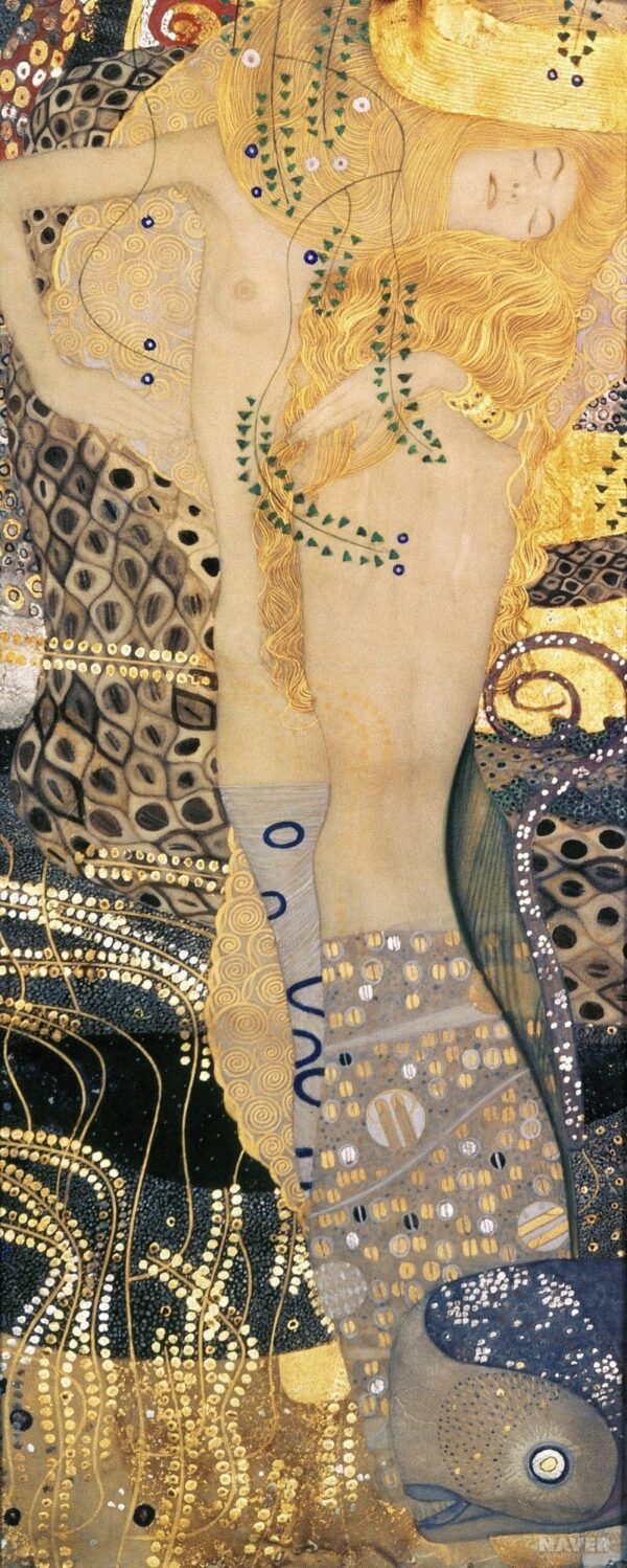 Serpente d’acqua II – Gustav Klimt Gustav Klimt 70x160