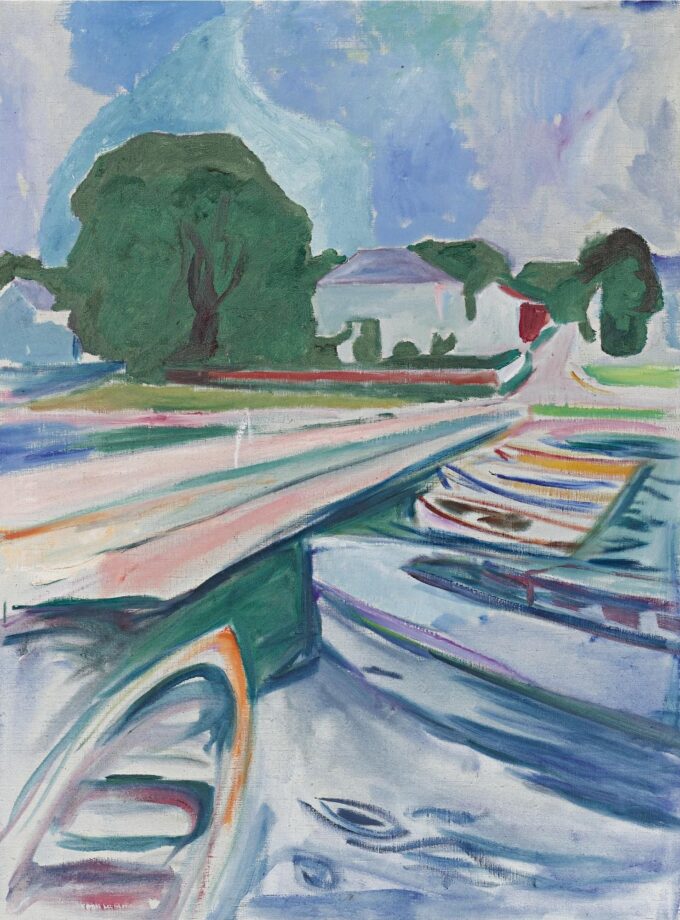 Il ponte di Aasgaardstrand – Edvard Munch Edvard Munch 70x105