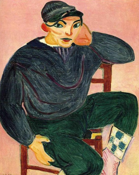 Il giovane marinaio II – Matisse Henri Matisse 70x85