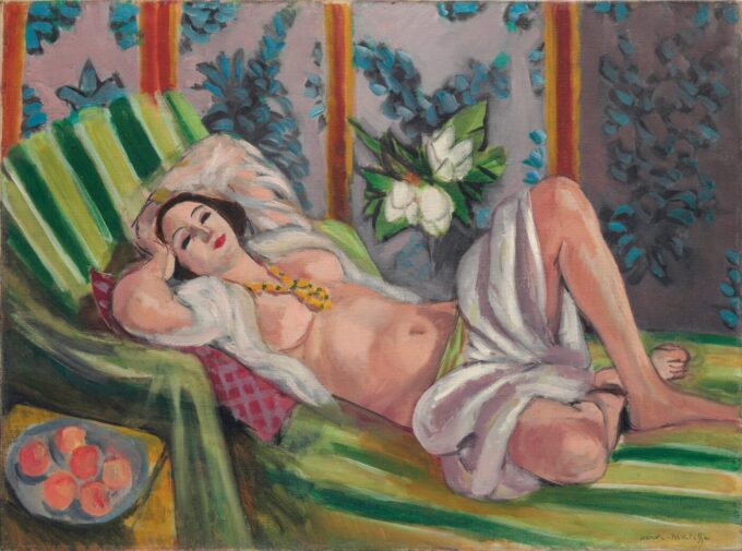 Odalisca con magnolie – Matisse Henri Matisse 85x75