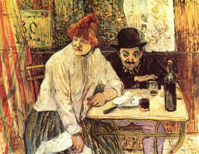 Al Caffè La Mie – Toulouse Lautrec Henri de Toulouse-Lautrec 85x75