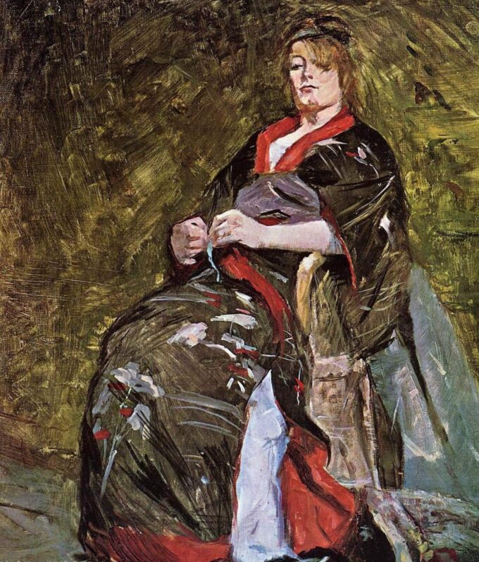 Lily Grenier in un kimono – Toulouse Lautrec Henri de Toulouse-Lautrec 70x85