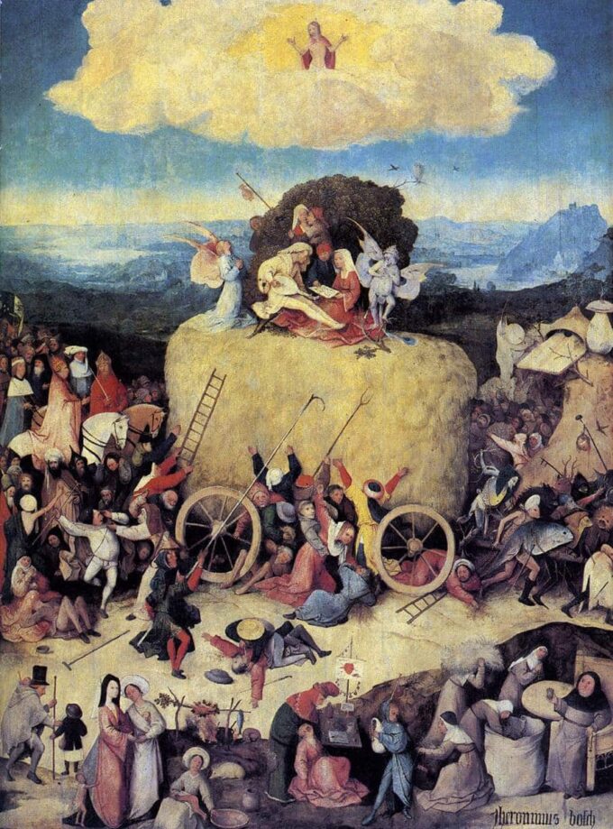 Il Carro di Fieno – Jérôme Bosch Hieronymus Bosch 70x105