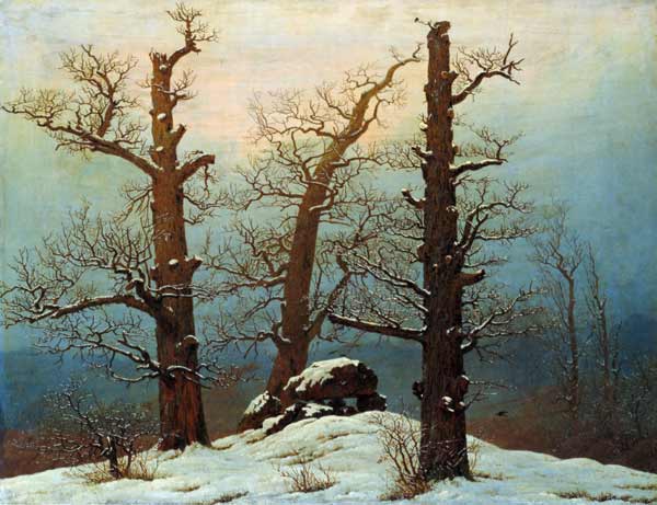 Huenengrab nella neve – Caspar David Friedrich Caspar David Friedrich 85x75