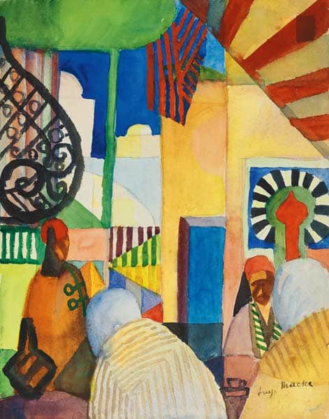 Nel bazar – August Macke August Macke 70x85