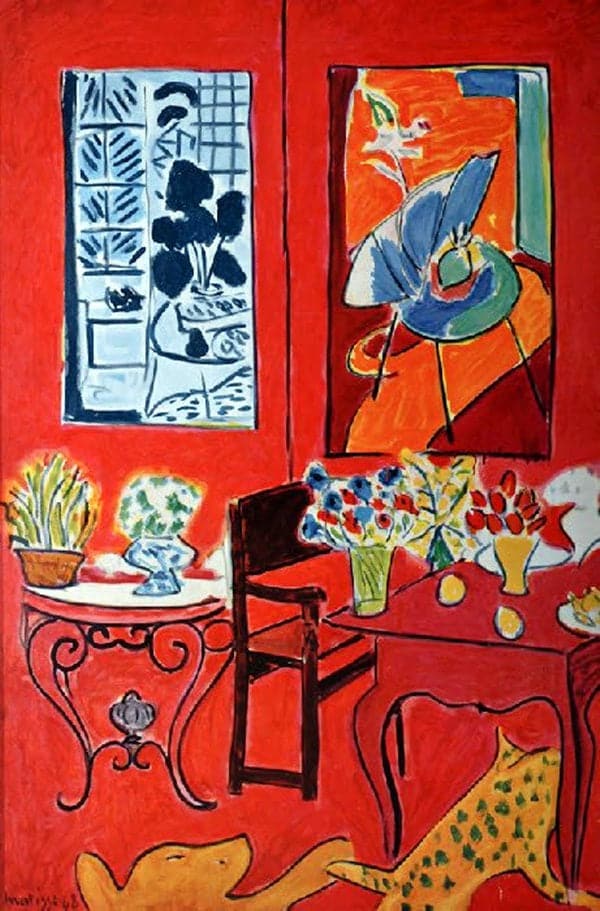 Grande interno rosso – Matisse Henri Matisse 70x105