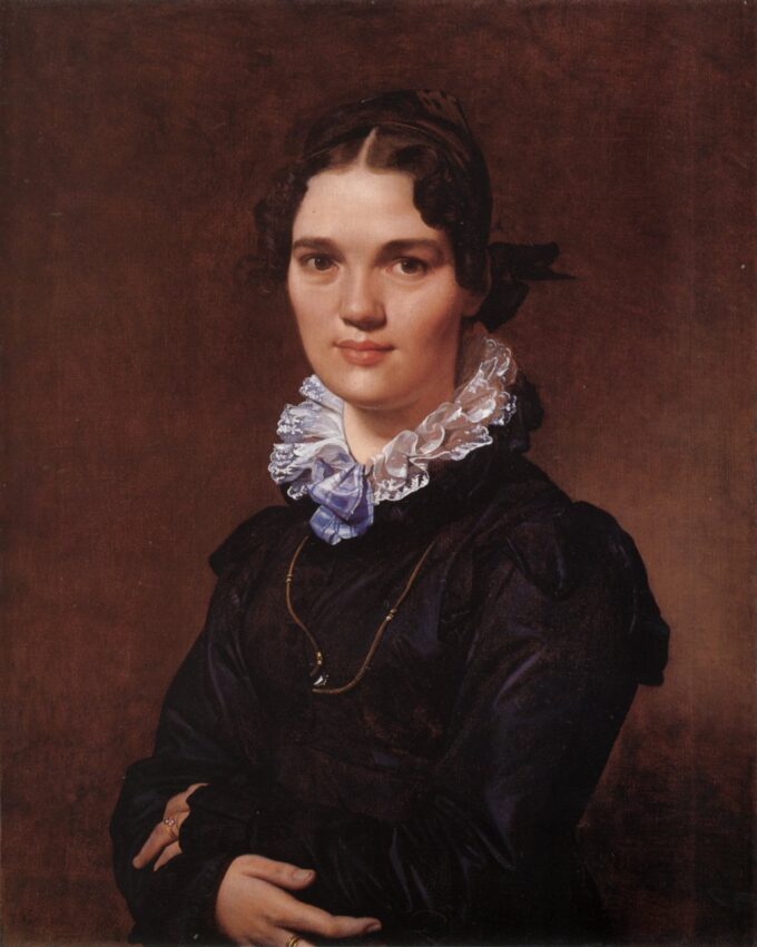 Mlle Jeanne-Suzanne-Catherine Gonin, futura Madame Pyrame Thomegeux – Jean-Auguste-Dominique Ingres Jean-Auguste-Dominique Ingres 70x85