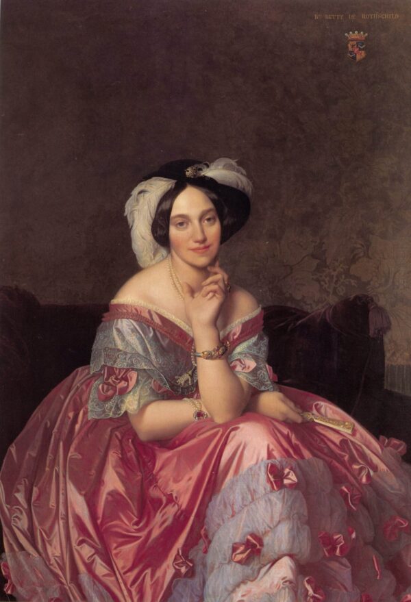 Ritratto della baronessa James de Rothschild – Jean-Auguste-Dominique Ingres Jean-Auguste-Dominique Ingres 70x105