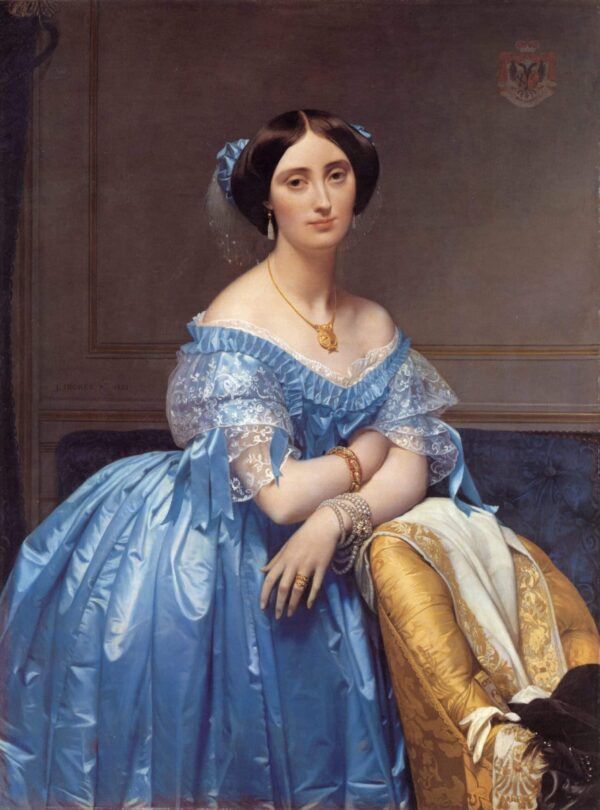 Ritratto della Principessa Albert de Broglie – Jean-Auguste-Dominique Ingres Jean-Auguste-Dominique Ingres 70x85