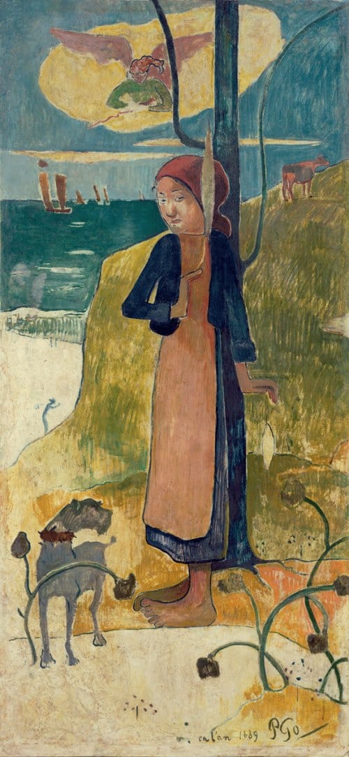 Ragazza bretonne che danza – Paul Gauguin Paul Gauguin 70x160