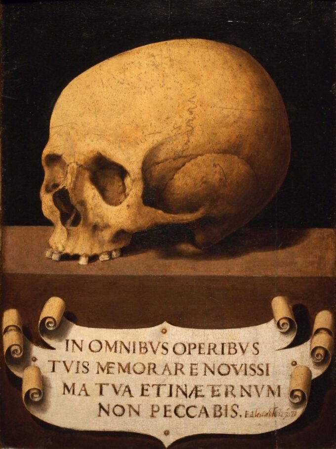 Calavéra (Memento Mori) – Vicente Juan Masip Juan Vicente Macip 70x85