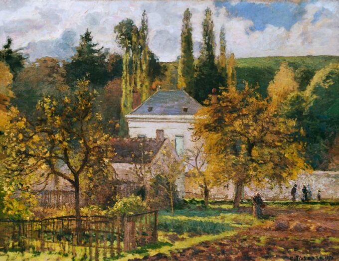 Maison des citoyens all’Hermitage, Pontoise – Camille Pissarro Camille Pissarro 85x75