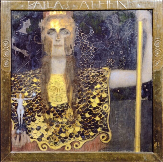 Pallas Atena – Gustav Klimt Gustav Klimt 70x70