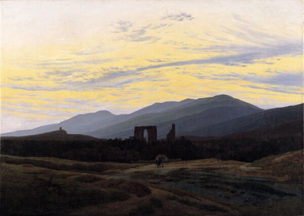 Ruine Eldena nel massiccio dei Giganti – Caspar David Friedrich Caspar David Friedrich 105x70