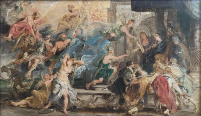 Apoteosi di Enrico IV – Peter Paul Rubens Peter Paul Rubens 120x70