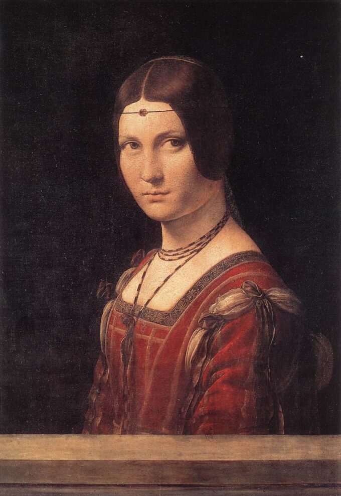 La Belle Ferronnière – Leonardo da Vinci Léonard da Vinci 70x105