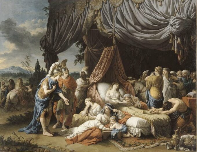 La morte della moglie di Dario, Lagrenée – Louis Jean François Lagrenée Louis Jean François Lagrenée 85x75