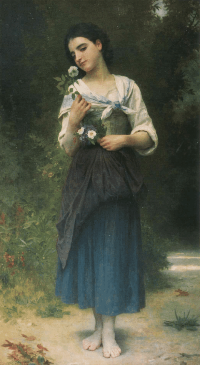 Fior di preferenza – William Bouguereau William Bouguereau 70x120