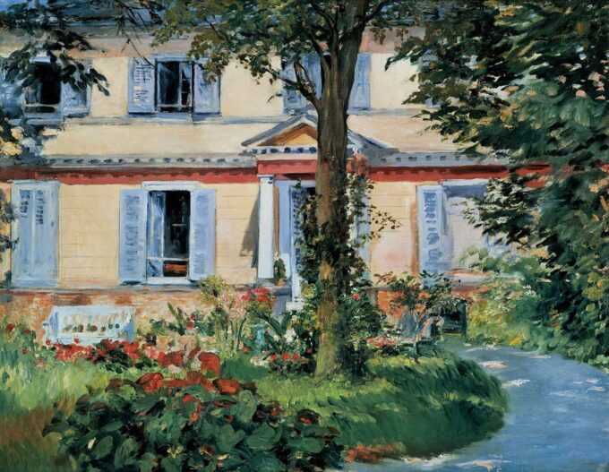 Casa a Rueil – Edouard Manet Édouard Manet 85x75