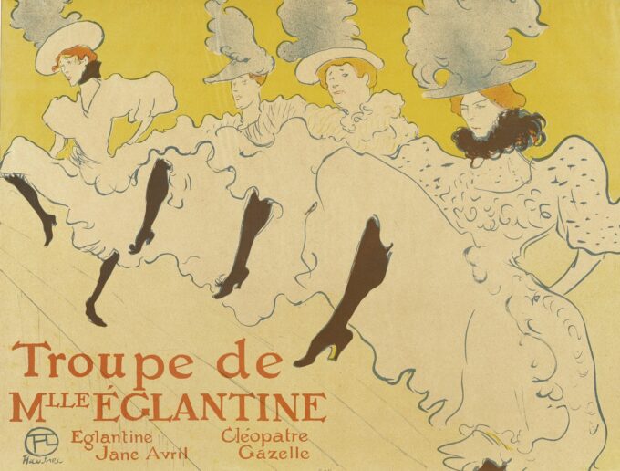 La troupe di mademoiselle Eglantine – Toulouse Lautrec Henri de Toulouse-Lautrec 85x75