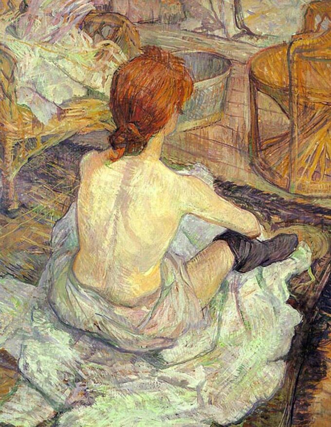 La Toilette – Toulouse Lautrec Henri de Toulouse-Lautrec 70x85