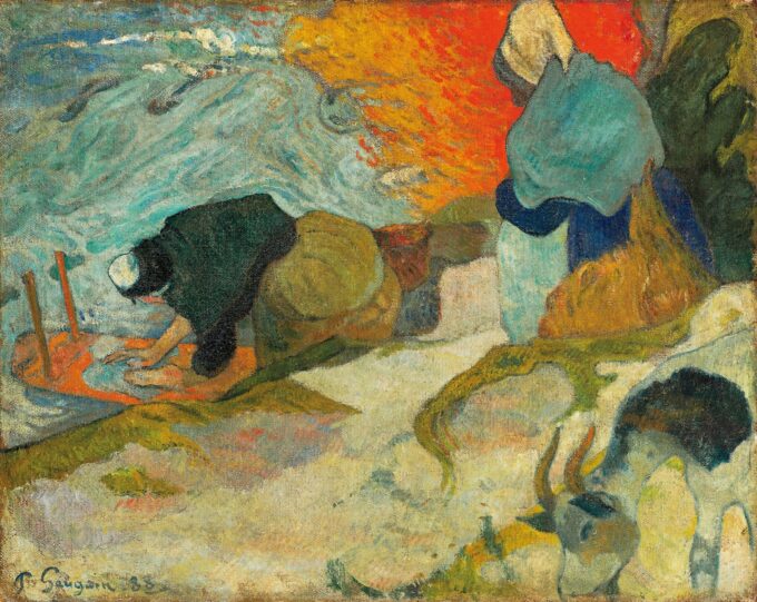 Le Lavandières ad Arles – Paul Gauguin Paul Gauguin 85x75