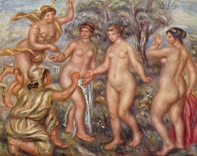 Il Giudizio di Paride – Pierre-Auguste Renoir Pierre-Auguste Renoir 85x75