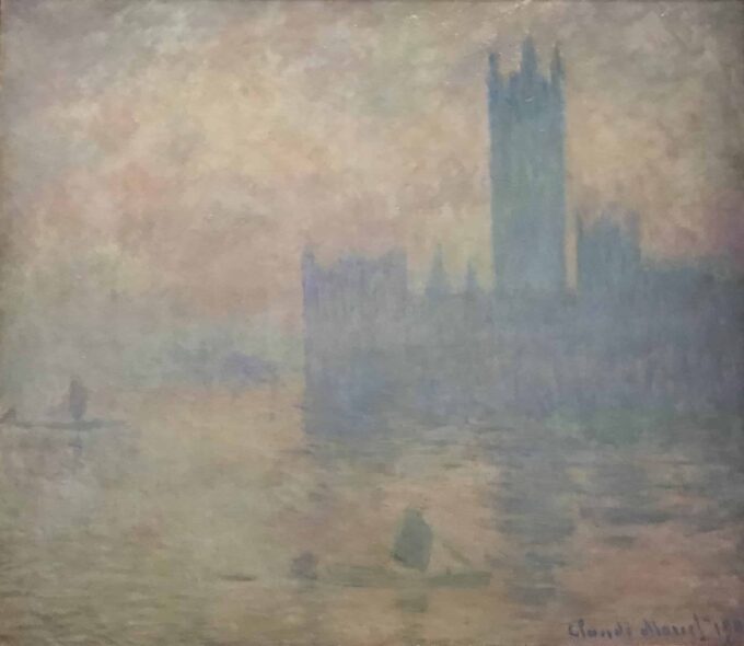 Il Parlamento di Londra, effetto nebbia – Claude Monet Claude Monet 70x70