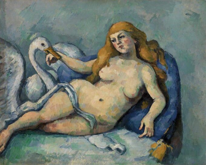 Léda e il cigno – Paul Cézanne Paul Cézanne 85x75