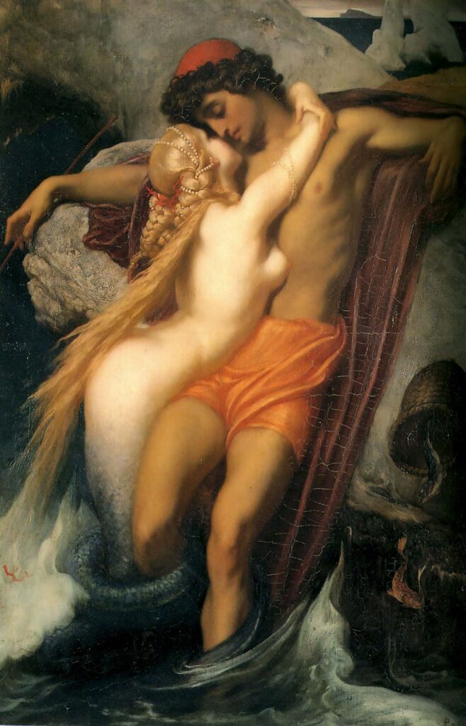 Il Pescatore e la Sirena – Frederic Leighton Frederic Leighton 70x105