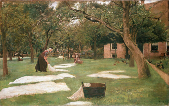 La terra di sbiancamento – Max Liebermann Max Liebermann 105x70