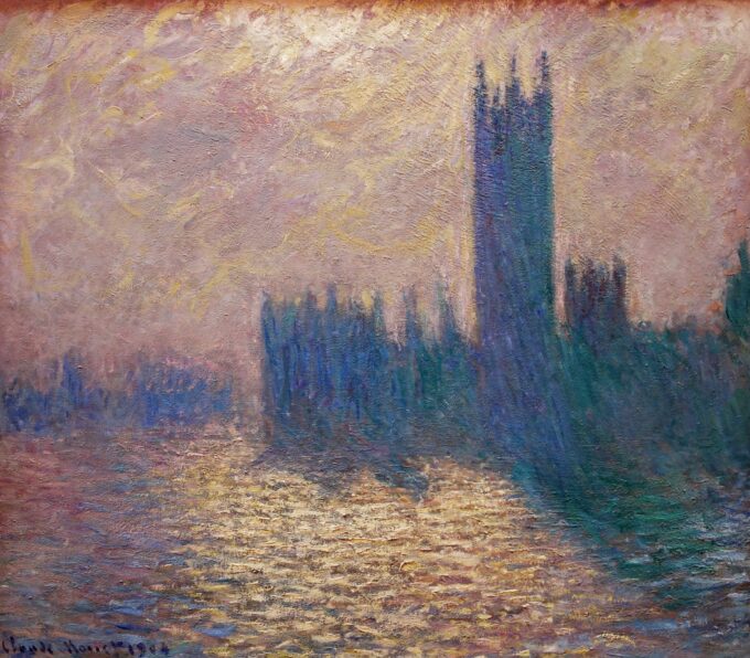 Il Parlamento di Londra. Cielo di tempesta (W 1605) – Claude Monet Claude Monet 70x70