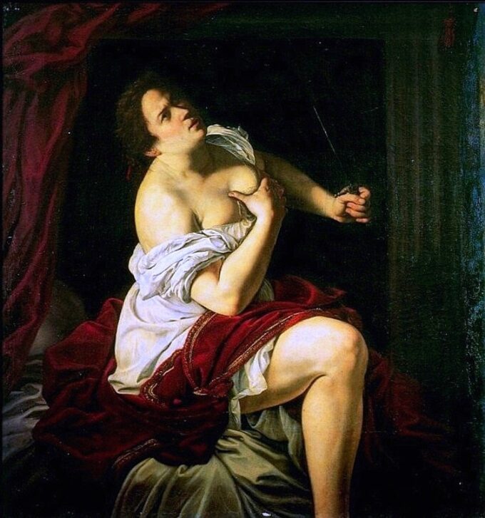 Lucrezia di Artemisia Gentileschi Artemisia Gentileschi 70x70