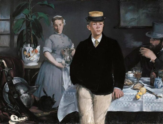 Il pranzo nell’atelier – Edouard Manet Édouard Manet 85x75