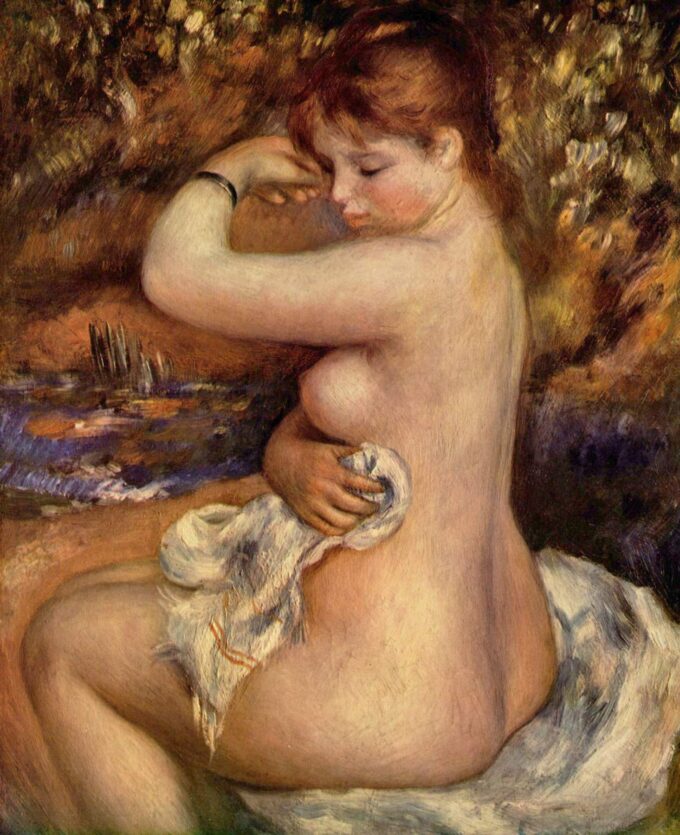 Dopo il bagno 1888 – Pierre-Auguste Renoir Pierre-Auguste Renoir 70x85