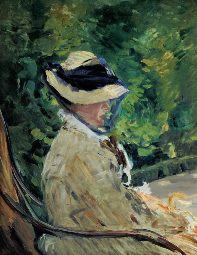 Madame Manet a Bellevue – Edouard Manet Édouard Manet 70x85