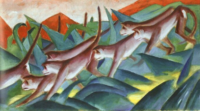 Frise delle scimmie – Franz Marc Franz Marc Franz Marc