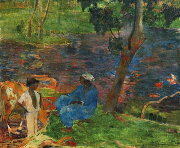 Rive del fiume alla Martinica – Paul Gauguin Paul Gauguin 85x75