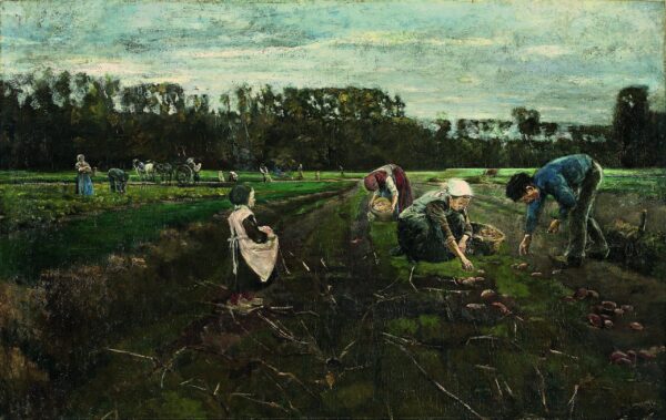 Raccolta di patate – Max Liebermann Max Liebermann 105x70