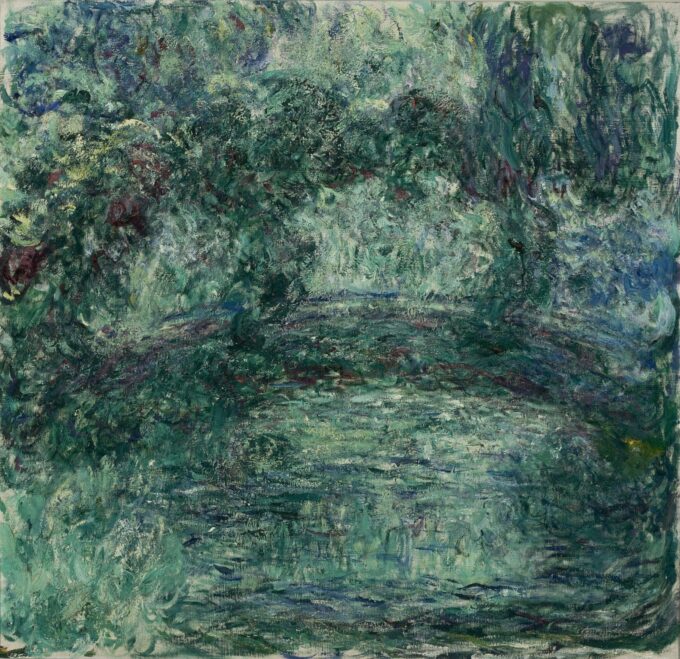 Il ponte giapponese sullo stagno delle ninfee a Giverny – Claude Monet Claude Monet 70x70