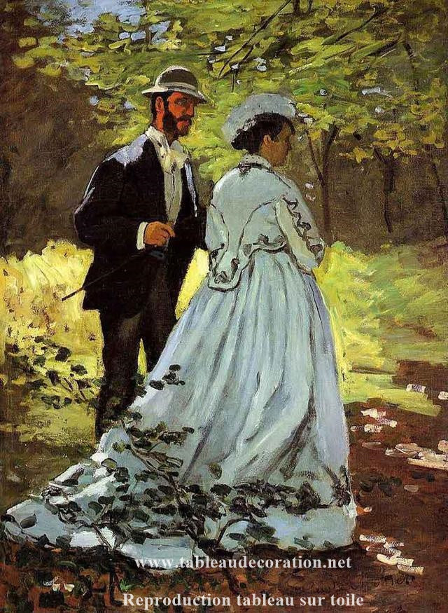 I Passeggiatori – Quadro di Monet Claude Monet 70x105