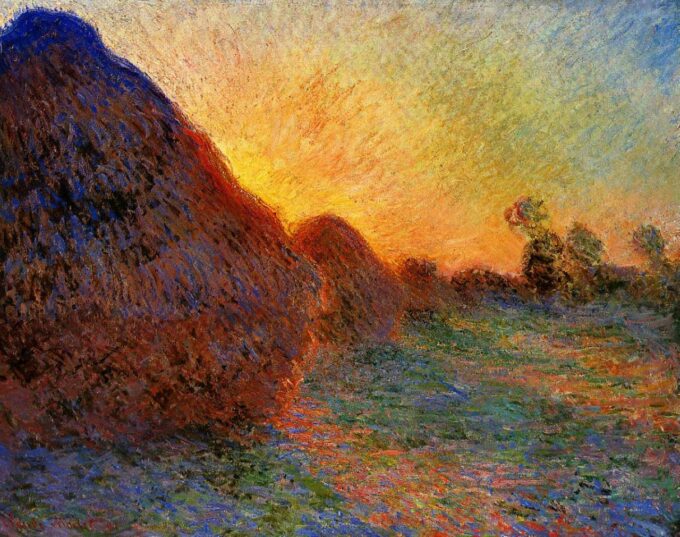 Meules – Claude Monet "Meules" di Claude Monet 85x75