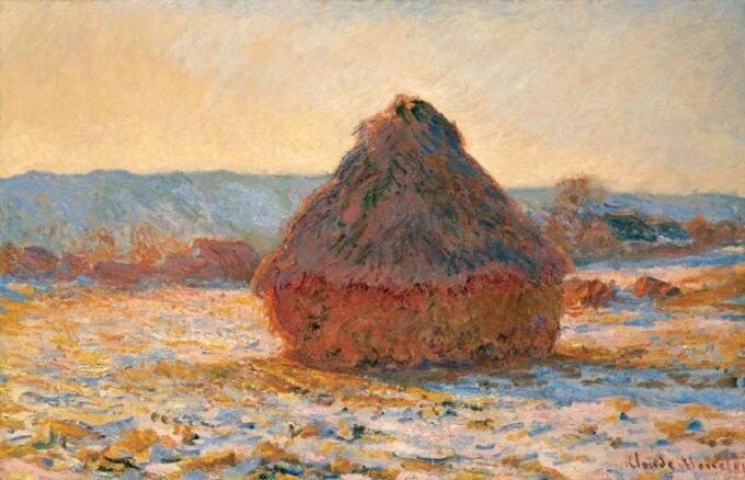 Mola, effetto neve, sole – Claude Monet Claude Monet 105x70