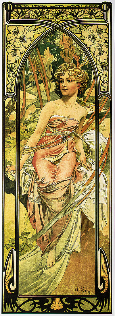 Risveglio del mattino – Mucha Alfons Mucha 60x180