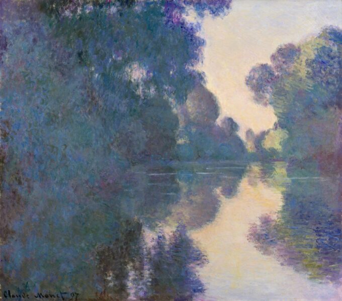 Il Mattino sulla Senna, tempo sereno – Claude Monet Claude Monet 70x70