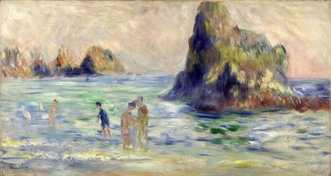 Baie du Moulin Huet, Guernesey – Pierre-Auguste Renoir Pierre-Auguste Renoir 140x70