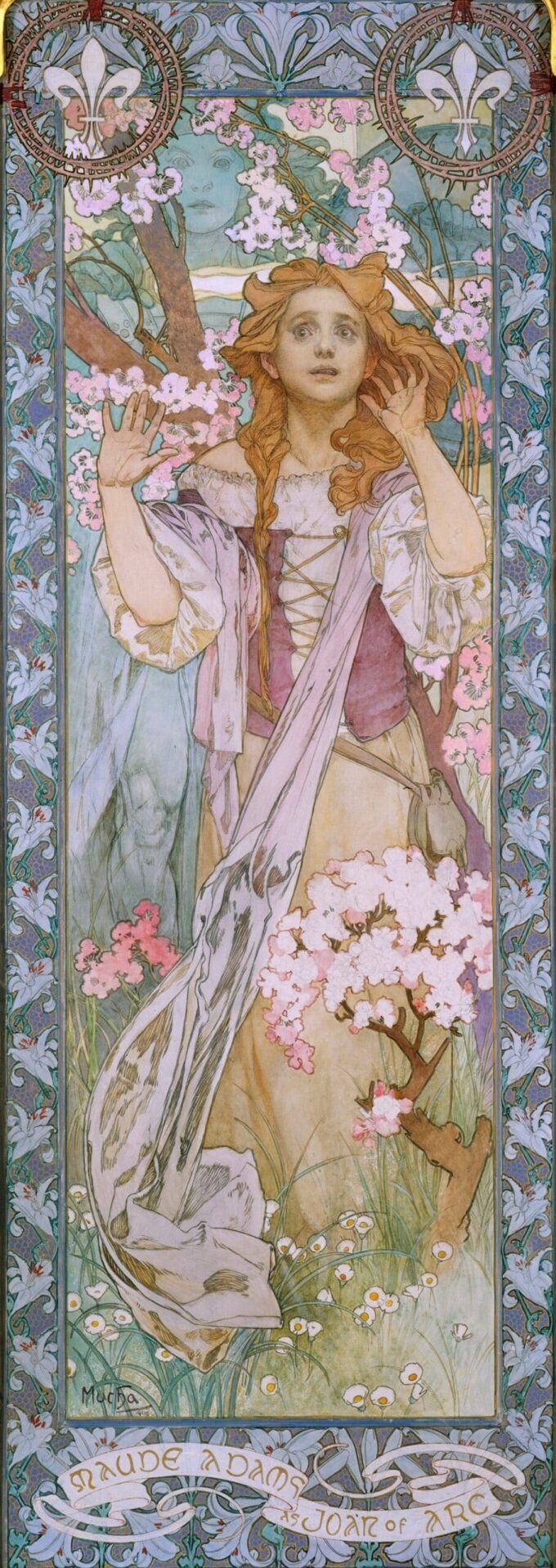 Maude Adams in Giovanna d’Arco – Mucha Alfons Mucha 60x180