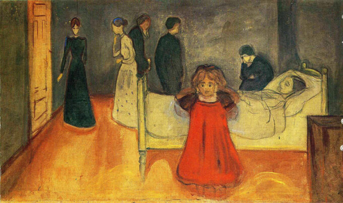 La madre morta – Edvard Munch Edvard Munch 120x70