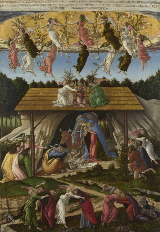 Natività mistica (e dettaglio 22824) – Sandro Botticelli Sandro Botticelli 70x105