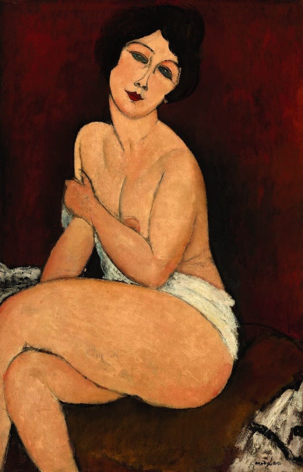 Nu seduto su un divano – Amedeo Modigliani Amedeo Modigliani 70x105